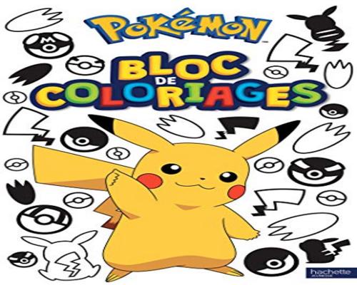 un Bloc De Coloriages Pokémon