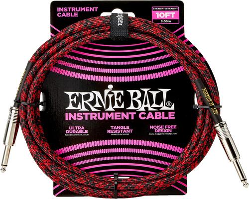 een Ernie Ball gevlochten kabel
