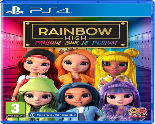 un Jeu Ps4 "Rainbow High: Panique Sur Le Podium"