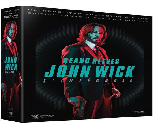 un Dvd John Wick-I 4 Capitoli 4K Ultra Hd