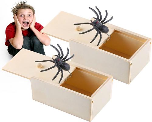 Ein Set Spinnen-Überraschungsboxen