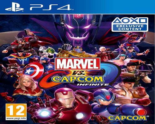 una consola Capcom Marvel Vs Infinite Ps4