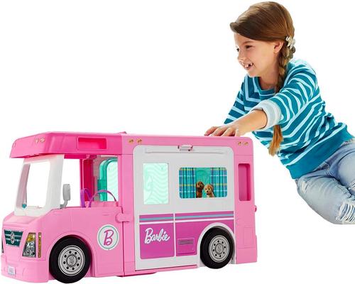 un Camping-Car Barbie Transformable