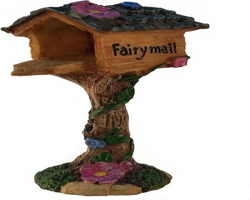 Enchanted Miniature Fairy Letterbox Glitzglam Figurine