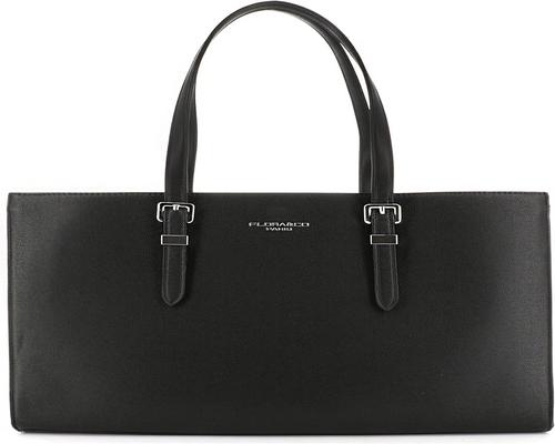 an Elegant Grained Faux Leather Handbag