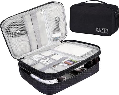 Aiqinu аксессуар, многофункциональная сумка, универсальная электронная дорожная сумка, кубики для управления кабелями, 3 слоя для планшета
