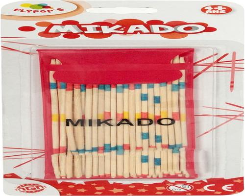 un gioco Mikado in legno multicolore