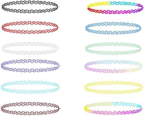 un Collier Ras De Cou Qaqhzw En Cuir Et Alliage