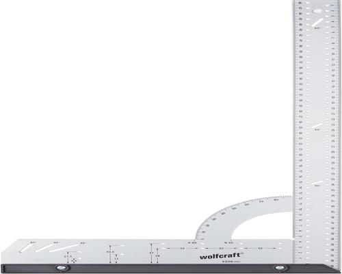 a Accesorio Wolfcraft 5206000 Cuadrado de aluminio multifunción