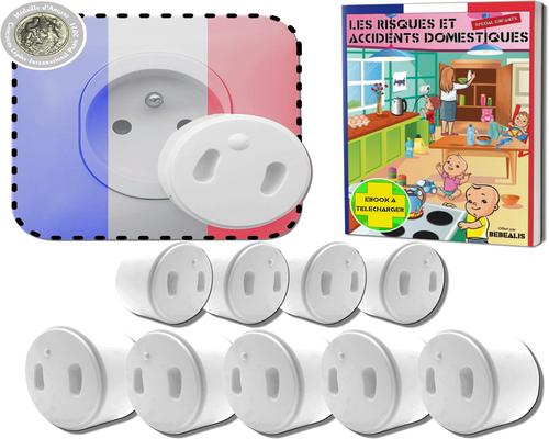 un Pack De 10 Caches-Prise Bébé Français