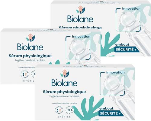 un Lot De 90 Unidoses De Sérum Physiologique Biolane