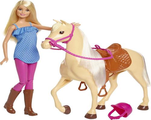 a game Barbie and her horse