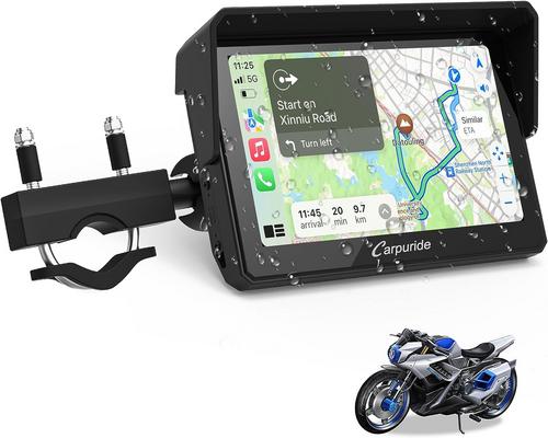 un Gps Tactile Carpuride Pour Moto