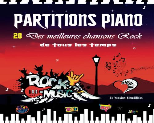 un Recueil De Partitions Piano Rock