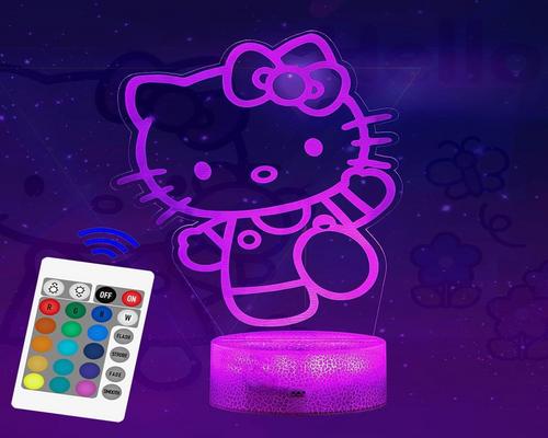 en Night Light Louhh Kitty Lampe