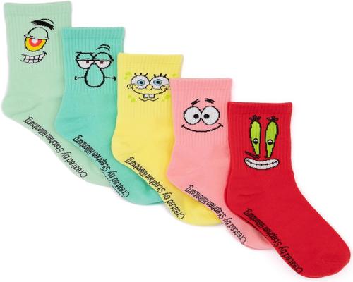 a Pack of Spongebob Squarepants Socks