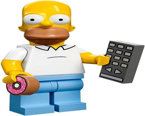 en Mini Lego Homer Simpson figur