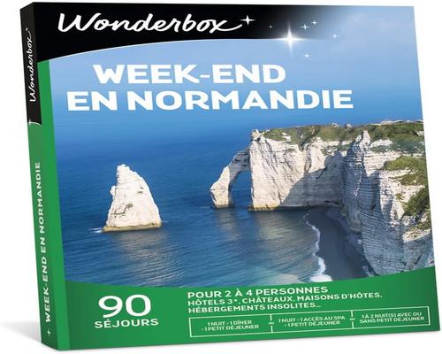 una caja Wonderbox en Normandía