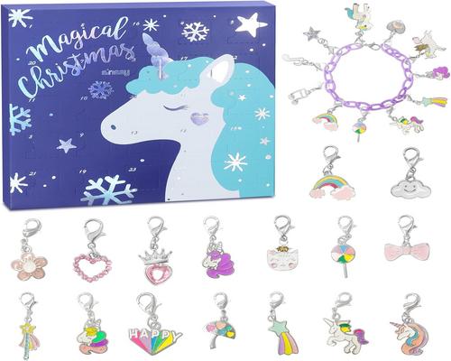 un calendario de adviento de unicornio