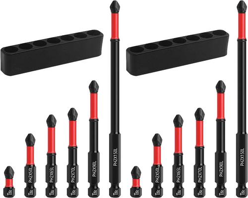 een set magnetische schroevendraaierbithouders