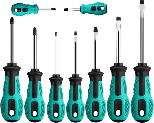 A Set of 9 Magnetic Screwdrivers