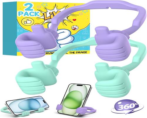 A Set of Funny Desk Phone Holders
