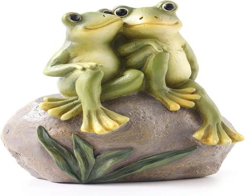 en frøstatue til haven