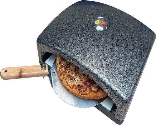 Un horno de pizza para barbacoa portátil estilo Smith