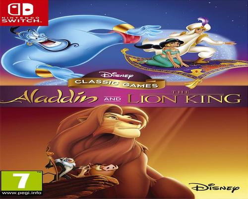 Un juego de juegos clásicos de Disney: Aladdin y el rey león para Nintendo Switch