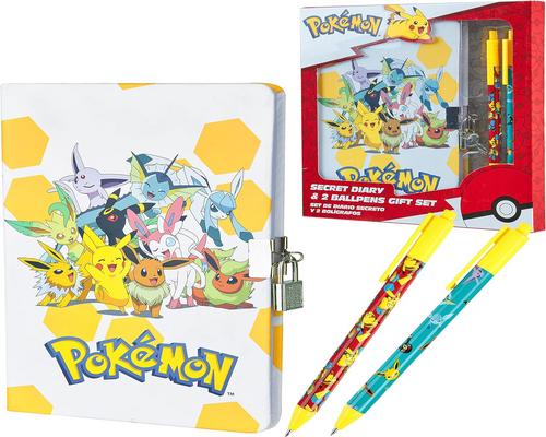 Pokémon-päiväkirja riippulukolla