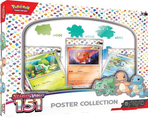 Una colección de carteles de Pokémon Tcg Escarlata y Violeta