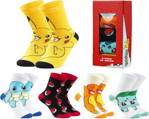 a Pack of 5 Pokémon Socks