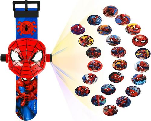 un orologio da polso digitale con proiettore per bambini