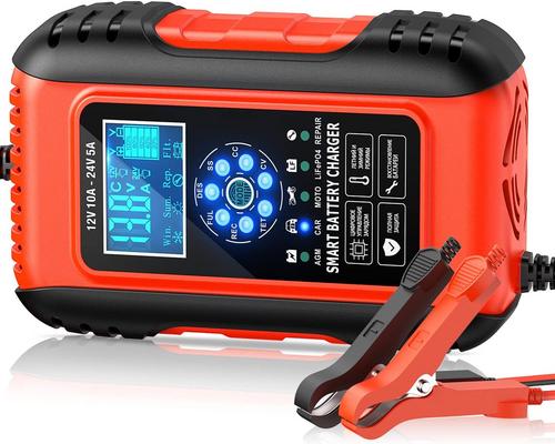 10A 12V/5A 24V スマートバッテリー充電器