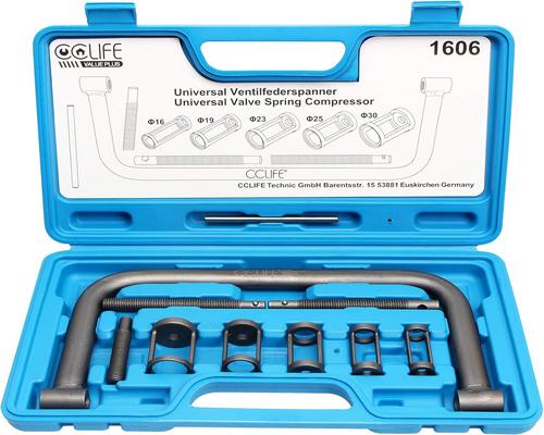 a Cclife Universal Valve Spring Compressor Kit