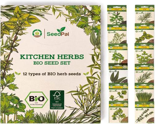 ett Seedpal Organic Aromatic Herb Seed Kit
