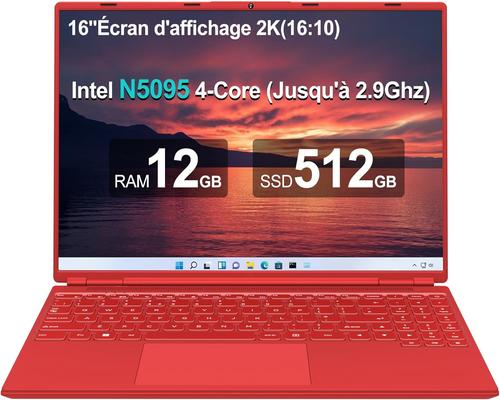 Aocwei 16" Laptop With N5095 Processors