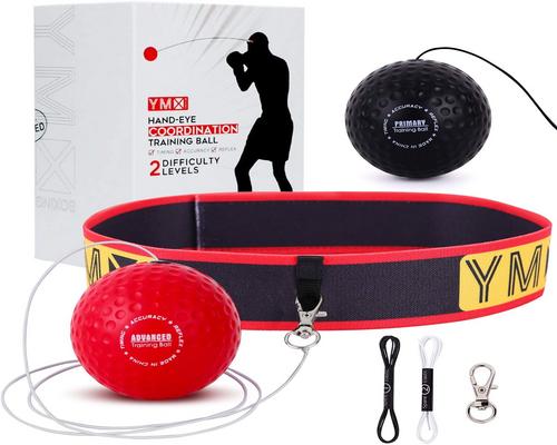 una pelota de reflejos de boxeo Ymx para entrenamiento de reflejos