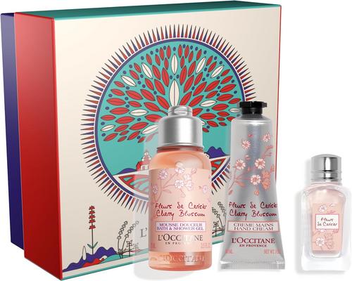 un Coffret L'Occitane Fleurs De Cerisier