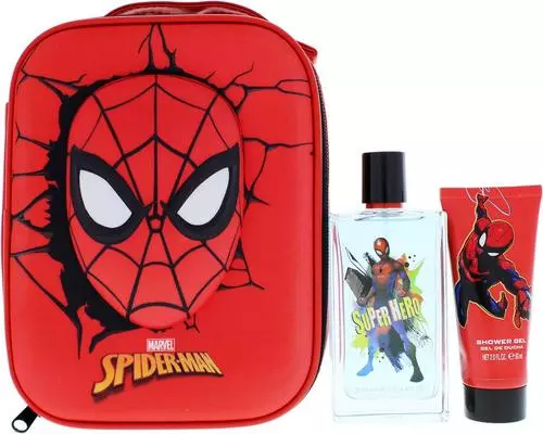 ein Spider-Man-Parfümset
