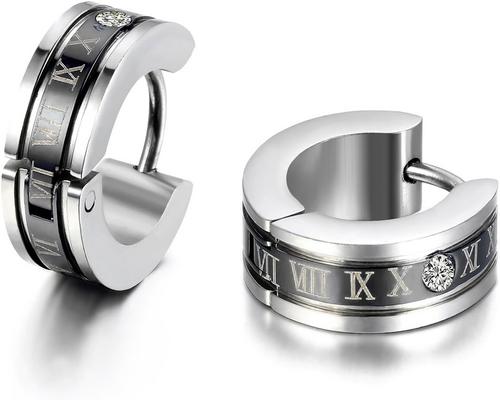 <notranslate>Ein Paar Unisex-Creolen von Jewelrywe</notranslate