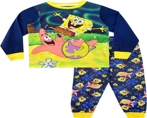 un pijama de bob esponja para niño