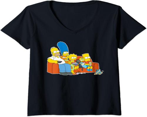una maglietta dei Simpson
