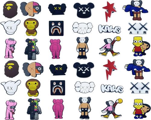 En masse PVC sko charms