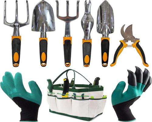 un Ensemble D'Outils De Jardin De 9 Pièces