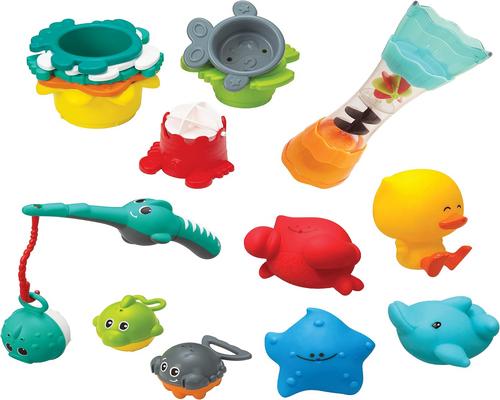 un Coffret De Jouets De Bain Infantino Splish & Splash