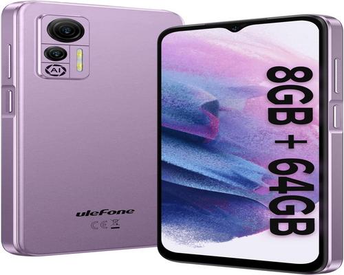 a purple smartphone