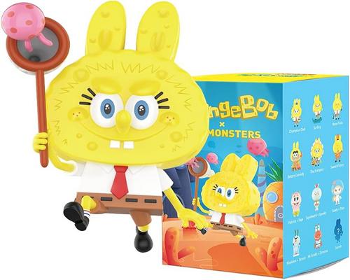 een willekeurig Labubu Spongebob-figuur