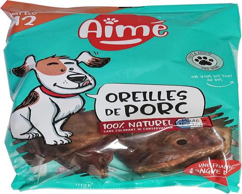 <notranslate>un Ensemble De 12 Oreilles De Porc Aimé Pour Chien Et Chiot</notranslate>