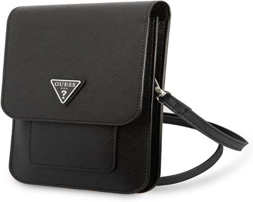 <notranslate>un Sac De Téléphone Guess Saffiano Noir</notranslate>